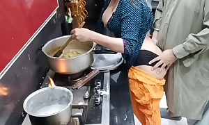 Desi Housewife Anal Sex In Kitchen For ages c in depth That babe Is Cooking