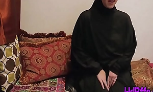 Muslim legal age teenager sluts sucking and riding cock in head scarfs at party