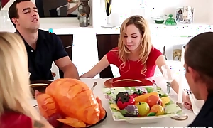 Cute and tiny teen step sister investor bloomers and their way step brother fuck during thanksgiving dinner