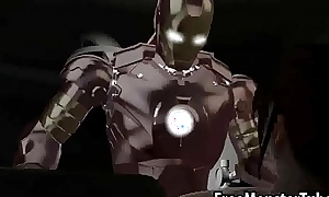 Double-dealing 3d brunette getting fucked by iron man1-high 2