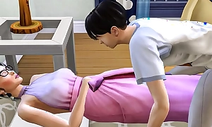 Asian brother sneaks into his sister's bed after masturbating in front be advantageous to the computer - asian backstage