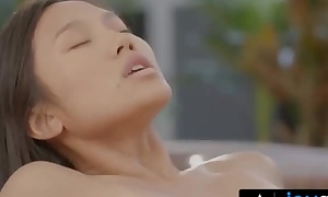 JOYMII - Horny Man Passionately Fucks His Hot Asian Girlfriend May Thai Until He Cums On Will not hear of Pain in the neck