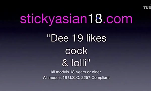 Stickyasian18 compilation to pygmy dee cock & lolli