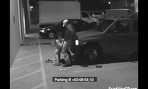 Slut blows security guard to win outside of fine