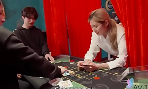 Blonde hot sexy Taiwanese girl has sex with her lover.