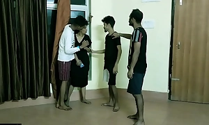 Desi cute girl fucked wide of four boys at boyfriend home!! Sexy xxx