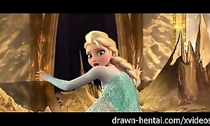 Frozen hentai - elsa's stained drive