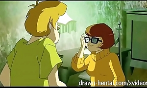 Scooby doo anime - velma likes on the same plane here the ass